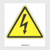 Elektrisches Schockelektrolytikett Aufkleber (Blatt)
