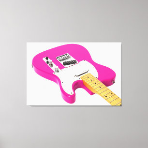 ELEKTRISCHES SCHÜBGITAR 32x48 Leinwanddruck