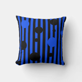 Elektrisches Schwarz Kissen