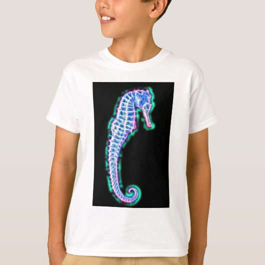 Elektrisches Seepferd T-Shirt (Vorderseite)