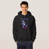 Elektrisches Skateboard Float Einhorn Leopard One Hoodie (Vorne ganz)