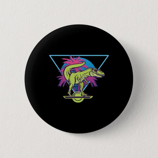 Elektrisches Skateboard Modern Floating T-Rex Retr Button (Vorderseite)