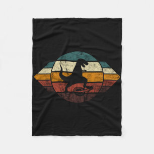 Elektrisches Skateboard Vintage Retro schwebender  Fleecedecke
