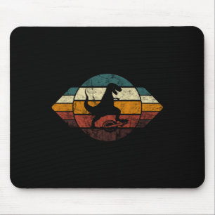Elektrisches Skateboard Vintage Retro schwebender  Mousepad
