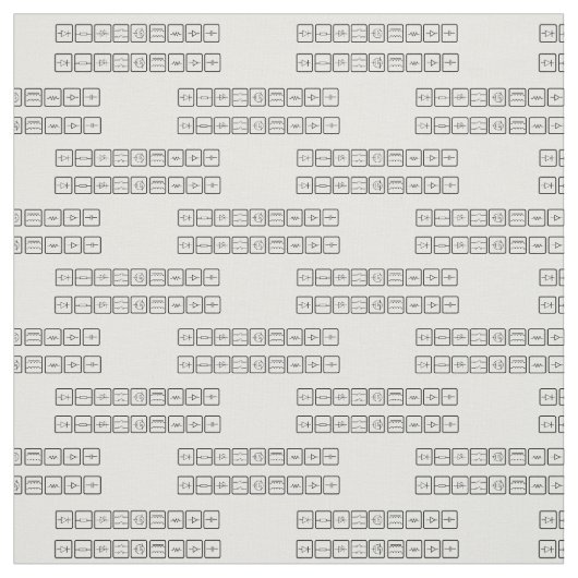 Elektrisches Symbol-Entwurfs-Gewebe-Material Stoff (Muster)