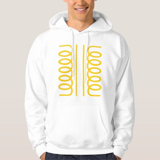 Elektrisches Transformatorsymbol Hoodie (Vorderseite)