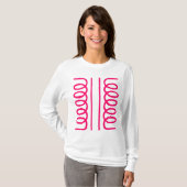 Elektrisches Transformatorsymbol T-Shirt (Vorne ganz)
