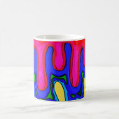 Elektrisches Tropfen-Farbmuster Kaffeetasse (Mittel)