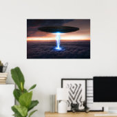 Elektrisches UFO Poster (Heimbüro)
