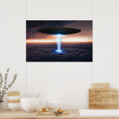 Elektrisches UFO Poster (Küche)
