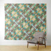 Elektrisches Universum - Kunstband Wandteppich (Beispiel (Horizontal))