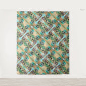 Elektrisches Universum - Kunstband Wandteppich (Vorderseite)