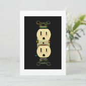 Elektrisches Unternehmen Einladung (Stehend Vorderseite)