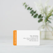 elektrisierbare Visitenkarte (Stehend Vorderseite)