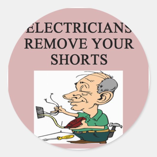 ELEKTRIZISCH RUNDER AUFKLEBER (Vorderseite)