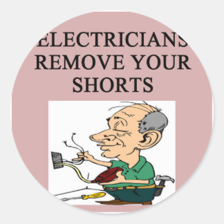 ELEKTRIZISCH RUNDER AUFKLEBER