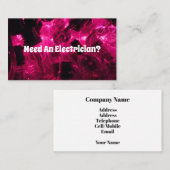 ELEKTRIZISCH VISITENKARTE (Vorne/Hinten)