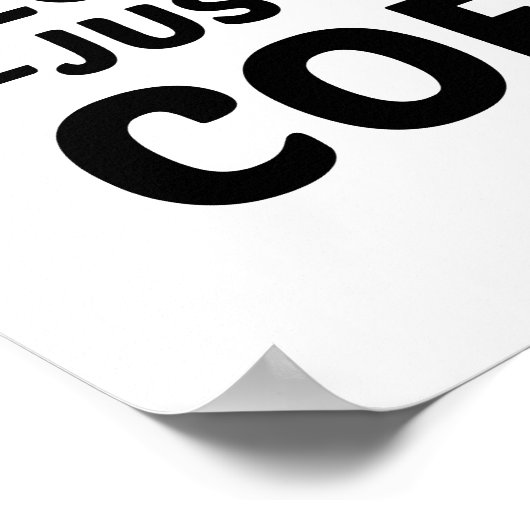 ELEKTRIZISCHER INSTANT FÜGT EINFACH KAFFEE HINZU POSTER (Ecke)