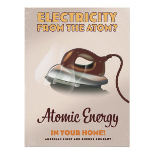 Elektrizität aus dem Atom? Poster