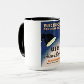 Elektrizität aus dem Atom? Tasse (Vorderseite Links)