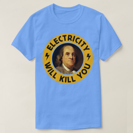 Elektrizität bringt dir das sonnige JahrtausendIns T-Shirt (Design vorne)