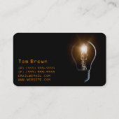 Elektrizität, Elektrotechnik, Visitenkarte (Rückseite)