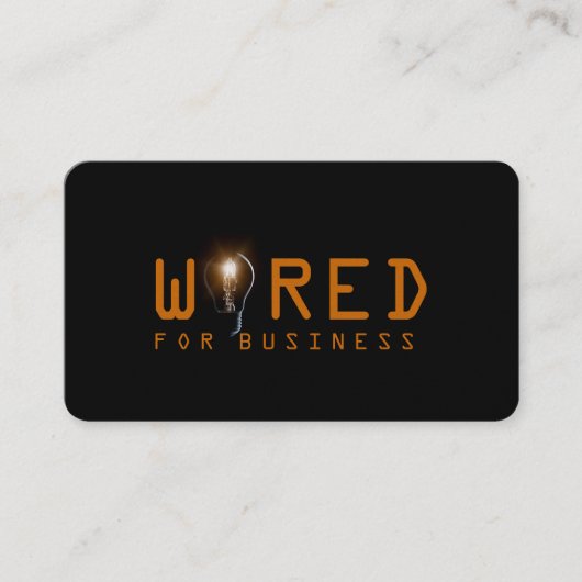 Elektrizität, Elektrotechnik, Visitenkarte (Vorderseite)