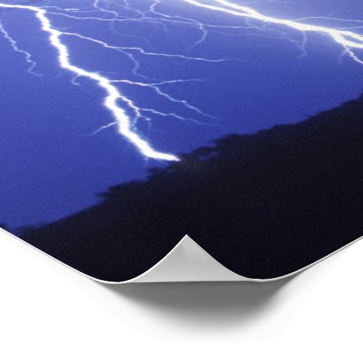 Elektrizität gegen Strom Poster (Ecke)