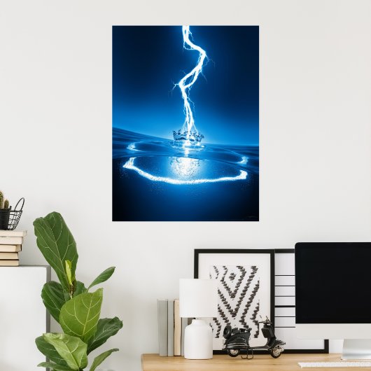 Elektrizität Poster (Heimbüro)