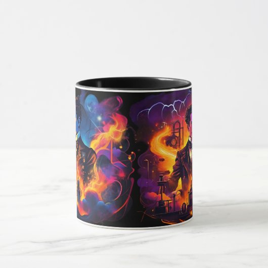 Elektrizitätsgenie: Nikola Tesla Tasse (Zentrum)