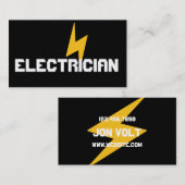 Elektrizitätsgesellschaft Visitenkarte (Vorne/Hinten)