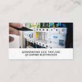 Elektrizitätskasten, Elektro Visitenkarte (Vorderseite)