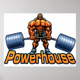 Elektrizitätskraftwerk Deadlift Plakat