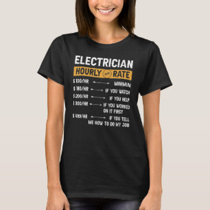 Elektrizitätsstundentarif Elektrizitätsversorger L T-Shirt