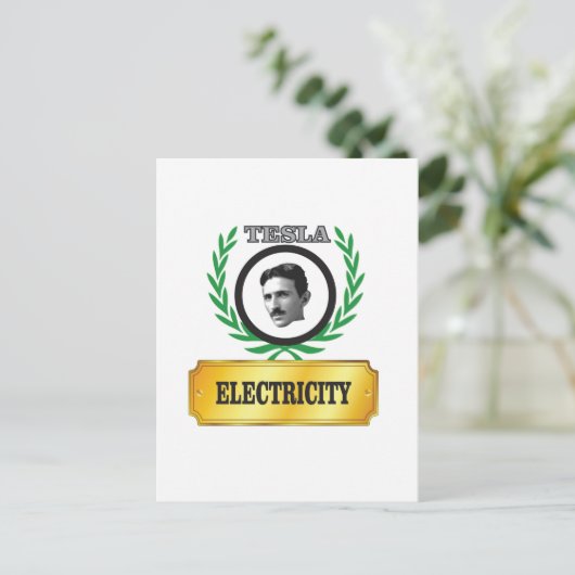 Elektrizitätstest Postkarte (Stehend Vorderseite)