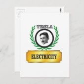 Elektrizitätstest Postkarte (Vorne/Hinten)