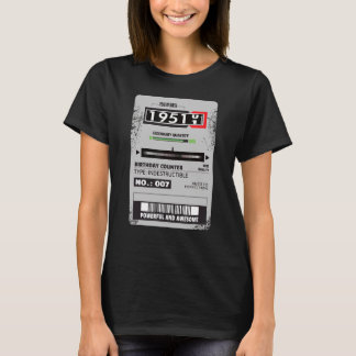 Elektrizitätszähler Drei-Phasen-Meter-Geburtstag 1 T-Shirt