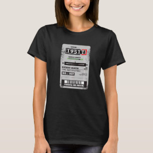 Elektrizitätszähler Drei-Phasen-Meter-Geburtstag 1 T-Shirt