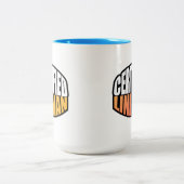 Elektrizitätszertifizierter Lineman Zwei-Tone-Kaff Zweifarbige Tasse (Mittel)