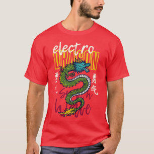 Elektro-Drache Japanisch T-Shirt