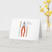 Elektro Karte (Gelbe Blume)