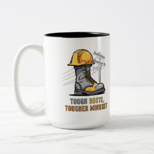 Elektro-Lehrling Abschlussgeschenk Zweifarbige Tasse