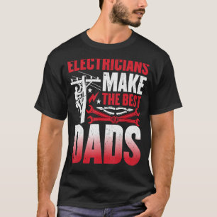 Elektro-machen die besten Vater Elektro-Vater T-Shirt