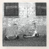 Elektro-Roller Glasuntersetzer (Vorderseite)