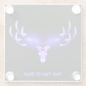 Elektroantler Glasuntersetzer (Rückseite)