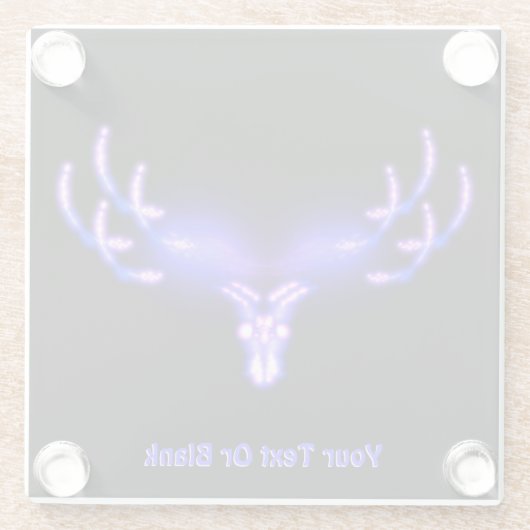 Elektroantler Glasuntersetzer (Rückseite)