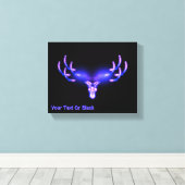 Elektroantler Leinwanddruck (Insitu (Holzboden))