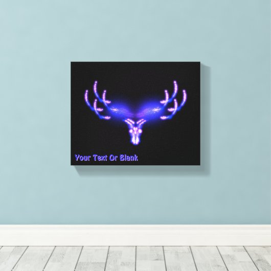 Elektroantler Leinwanddruck (Insitu (Holzboden))