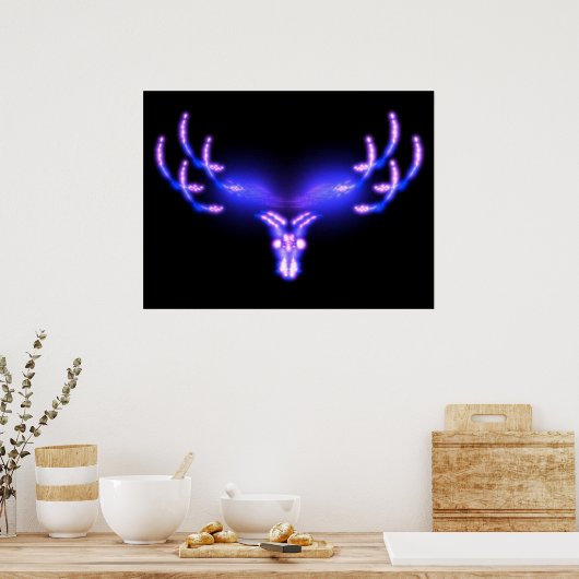 Elektroantler Poster (Küche)