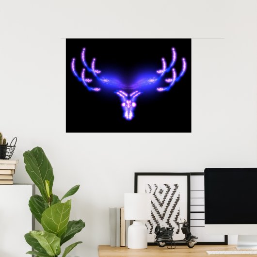 Elektroantler Poster (Heimbüro)